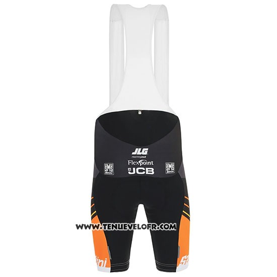 2019 Maillot Ciclismo Femme Boels Dolmans Orange Manches Courtes et Cuissard